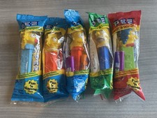 Set of Five PEZ Dispensers. The Simpsons