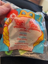 Vintage McDonalds Happy Meal Toy NIP Winnie the Pooh's 3 Tigger soft toy.