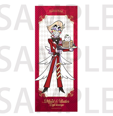 Hazbin Hotel BIG Tapestry Lucifer Animate Cafe Japan Exclusive Mar