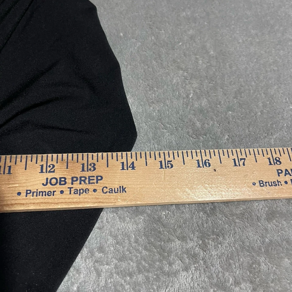 Vestido vintage Y2K XOXO para mujer pequeño negro funda midi profundo cuello en V caprichoso Foto 3 de 4