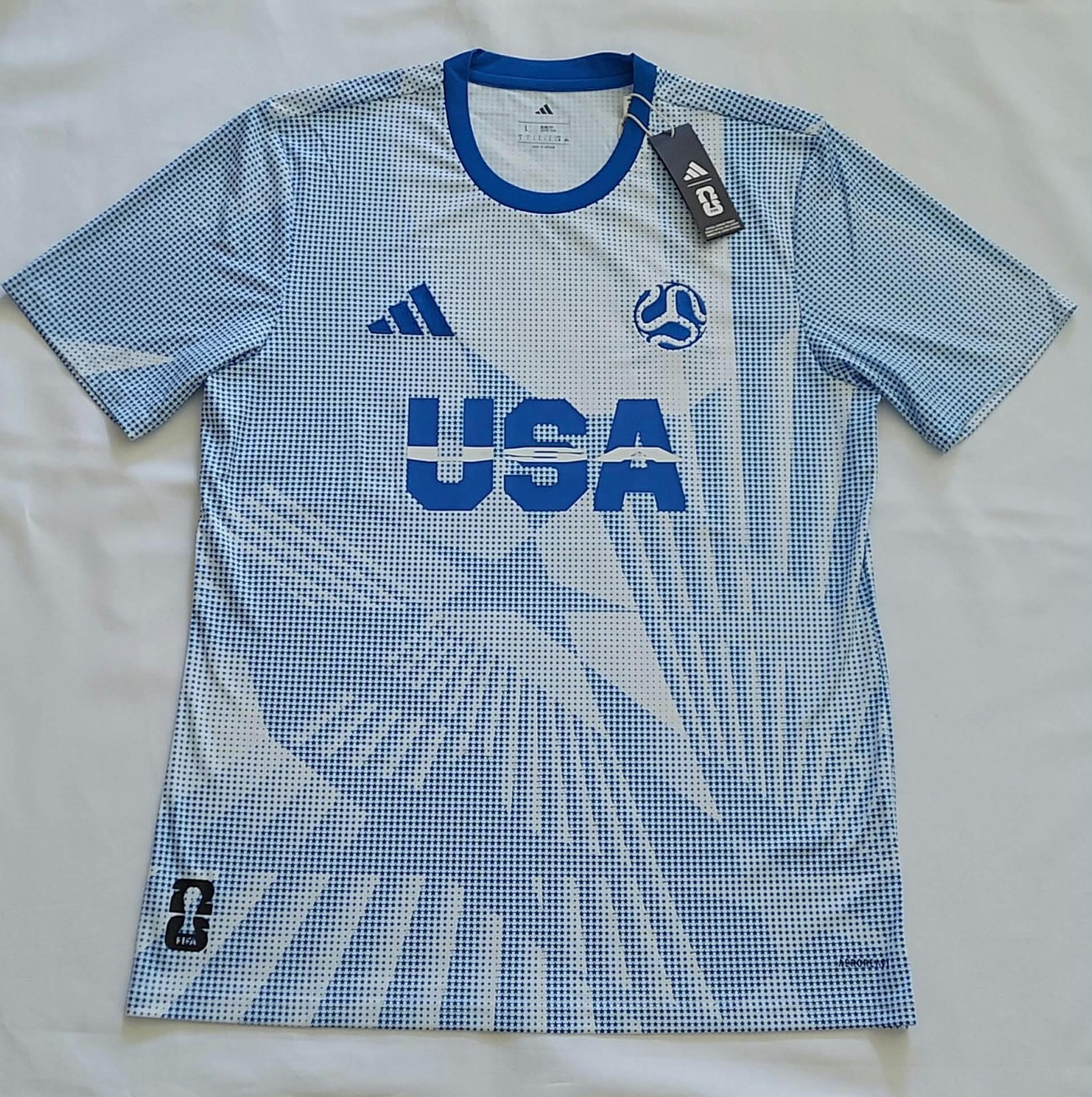 Adidas 2026 FIFA World Cup USA Jersey Size XX Large JI7635 Men’s NWT Blue