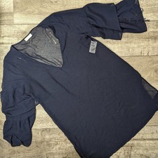 Michael Kors Long Sleeve Sheer Cover Up Size XS