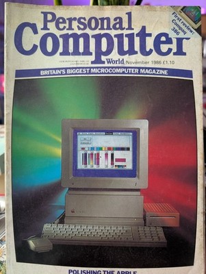 Personal Computer World 1986 IBM Apple Compaq PCW Britain Magazin Magazin