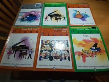 Set of 19 piano books - 17 Alfred's Basic Piano Dozen a Day 50 Greats for Piano