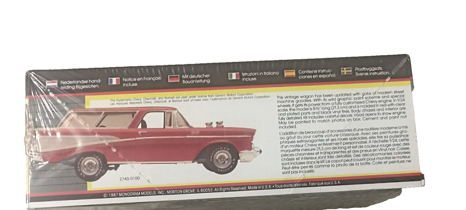 CHEVY  NOMAD  '57  -  MAQUETTE  NEUF  MONOGRAM   #2740 - 1/24 - Photo 2/3