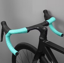 NASTRO MANUBRIO ANTI SCIVOLO BICICLETTA CORSA BICI VINTAGE RETRO COLORE CELESTE