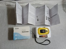 Zondan Fingertip Pulse Oximeter Yellow  SpO2  Heart Rate Monitor  Tested