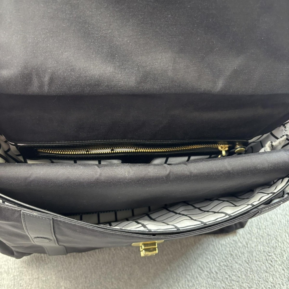 JEMMA Traveler Bag Women Black Nylon Convertible Backpack 