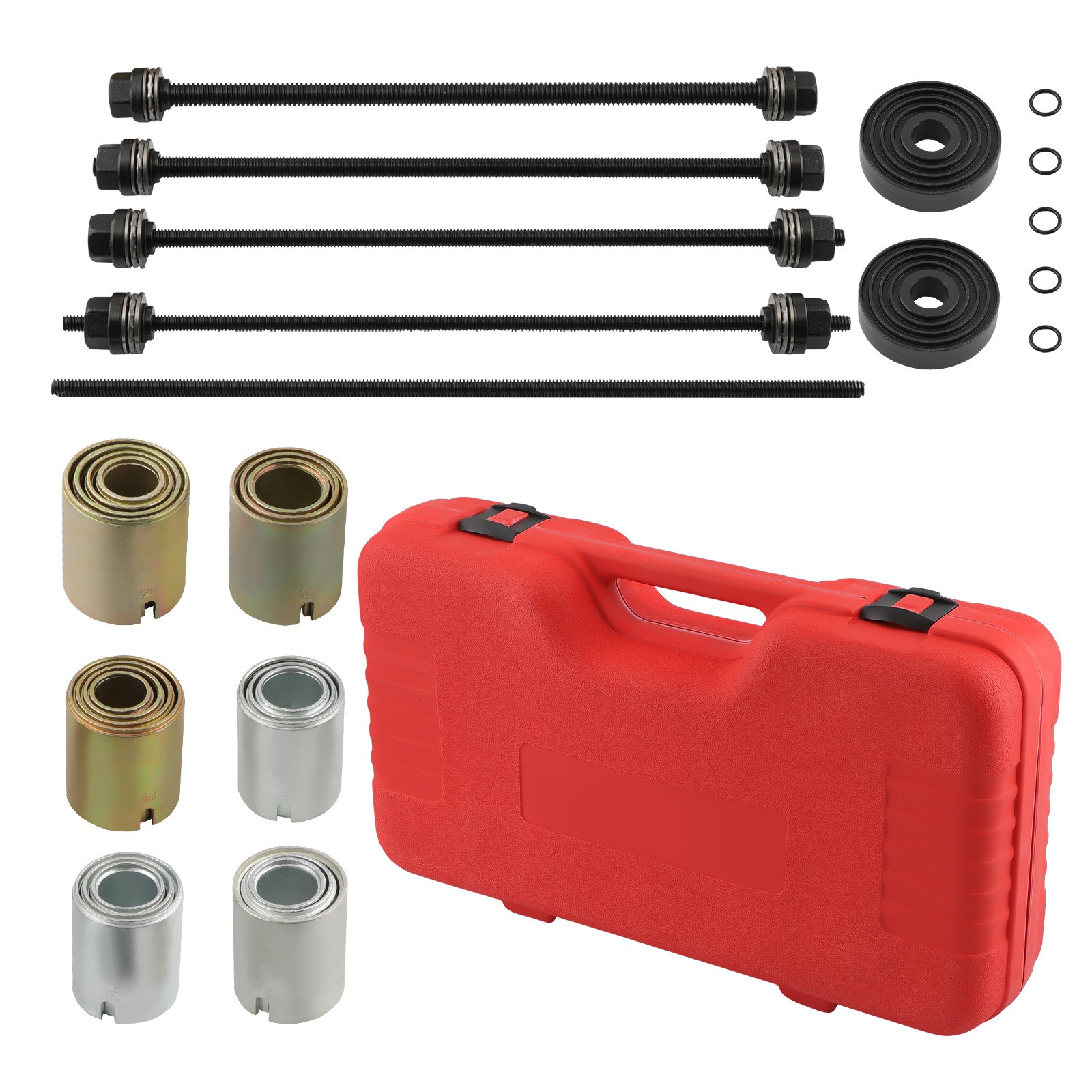 26PCS Press and Pull Sleeve Bush Bushing Bearings Removal Installation Tool Kit