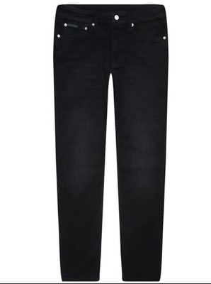 Calvin Klein Herren Jeans Slim Denim Taper Slim Fit Schwarz W31/L32 Neu