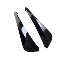 Pair of Rear Bumper Diffuser,Car Side Skirt Lip Splitter Canard Protector Black