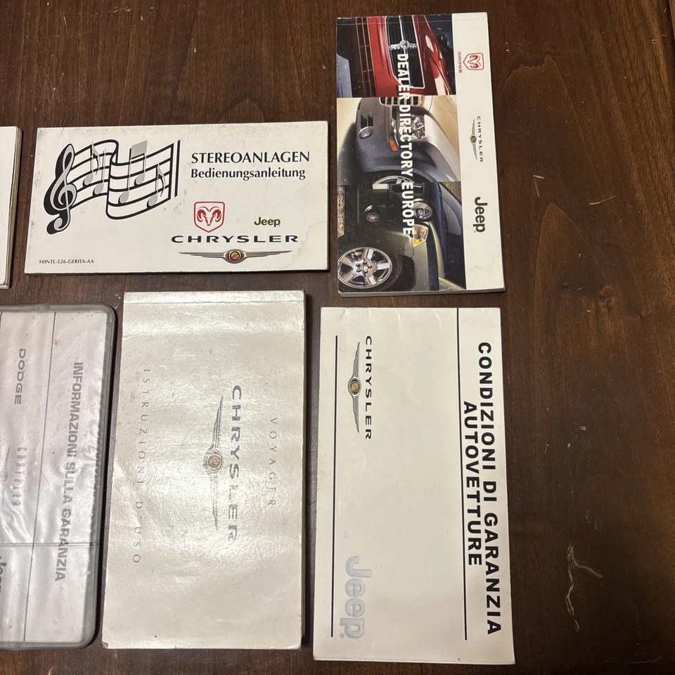 Chrysler Voyager 2010 Uso E Manutenzione - Immagine 4 di 4