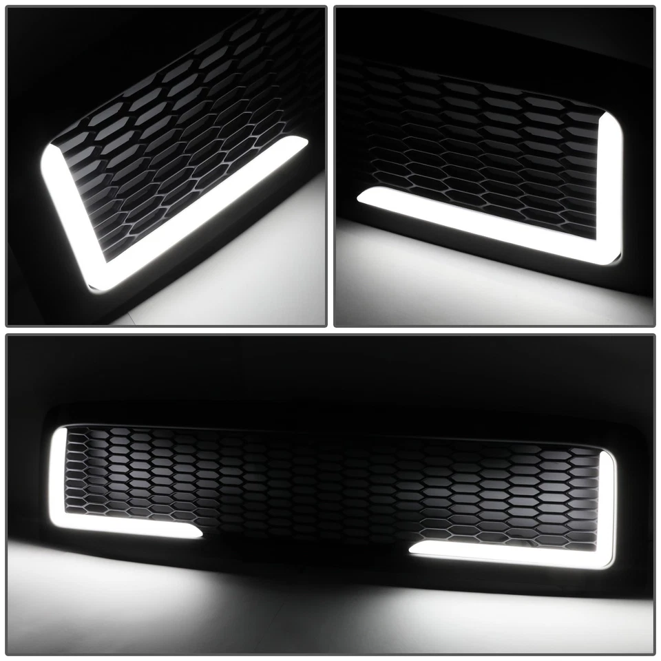[LED DRL]PARA 94-02 RAM 1500 2500 3500 MALLA PANAL PARACHOQUES DELANTERO REJILLA Foto 3 de 4