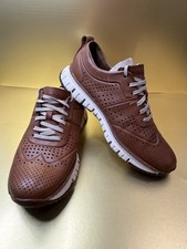 Cole Haan ZeroGrand Wingtip Oxford Shoes Brown Leather Men's Size 8.5 M