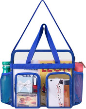 Clear Tote Bag, Clear Bag Stadium Approved, Transparent See through Clear Tote B