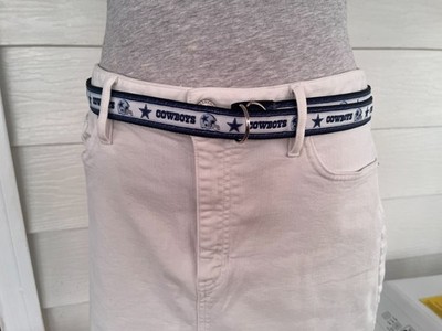 Dallas Cowboys Belt 48  Gift 4 Him Her Stocking Stuffer trim end to fit crimp
