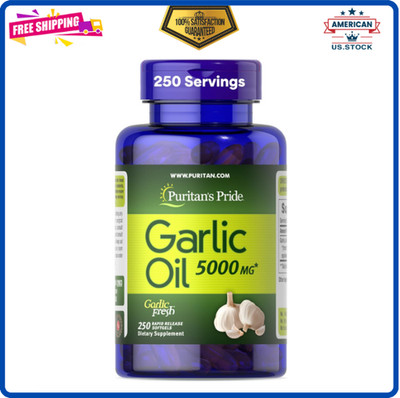 Pure Garlic Pills 5000MG Most Powerful Antibiotic Heal All Infection Herbals USA