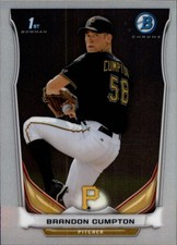 2014 Bowman Chrome Prospects Baseball Card #BCP81 Brandon Cumpton