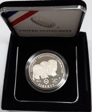 2013-W Girl Scouts of America Commemorative Proof Silver Dollar in OGP w/COA