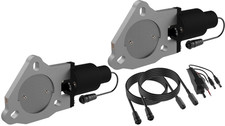 Qtp 3in Bolt-on Qtec Dual Electric Cutout Valves - Pair