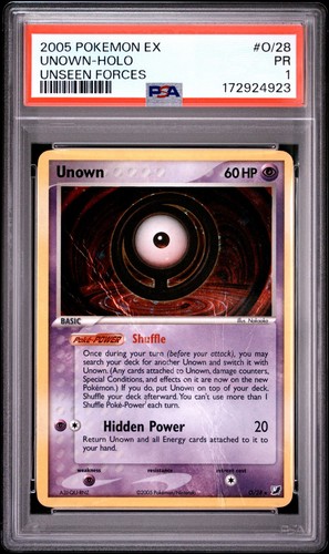 Unown graded PSA 1 for sale on eBay