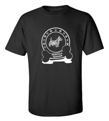 Norfolk Terrier T-Shirt Dog Lover Pet Owner Gift Cute Funny Apparel Tee