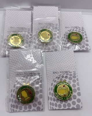 Lot of 5 Golf Ball Marker - Augusta National - The Masters