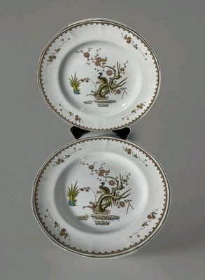 Wedgwood Beilagenteller Old Chelsea Bone China, Vintage 2er Set