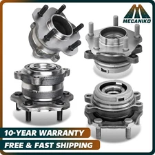 4pc Front Rear Wheel Hub Bearing Kit for Nissan Altima 2007 08 09 10 11 12 2013