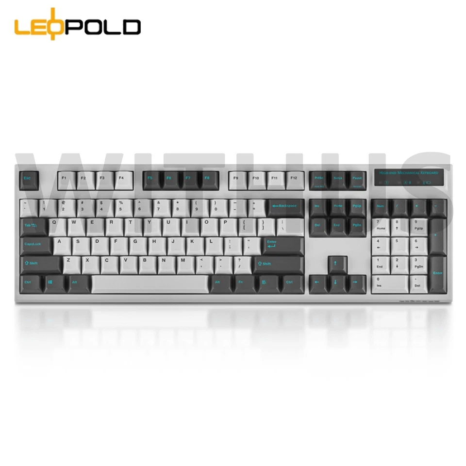 Leopold FC900RBT High-End Mechanical Bluetooth Keyboard WhiteGray/50g-Blue/Click - Image 3 of 4