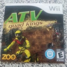 Nintendo Wii ATV Quad Kings Zoo  With Sleeve Tested Works