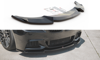 CUP Spoilerlippe Schwarz FüR 5Er BMW F10 F11 M-Paket Schwert Frontspoiler ABS V3