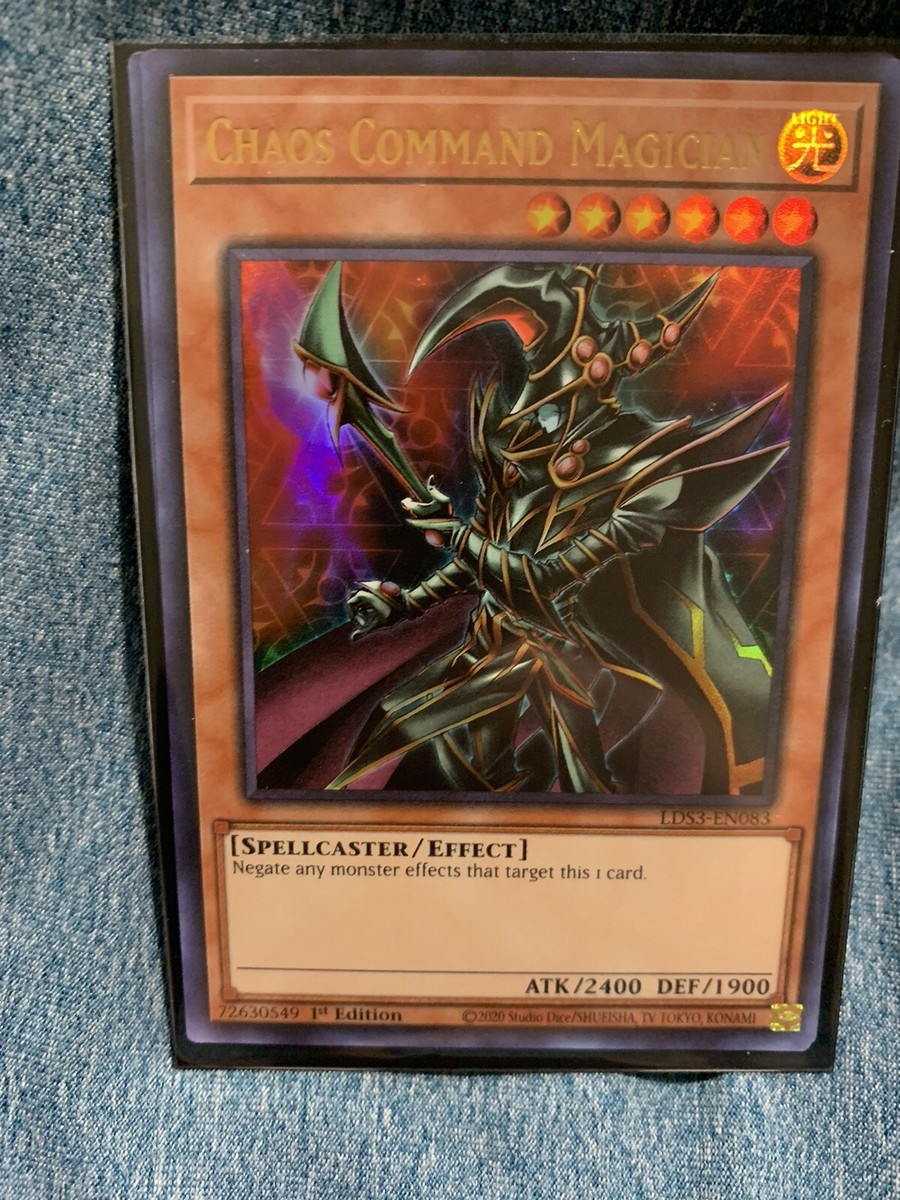 Yu-Gi-Oh! Chaos Command Magician - LDS3-EN083 Ultra Rare 1st Edition - Legendary Duelists Season 3 Trading Card