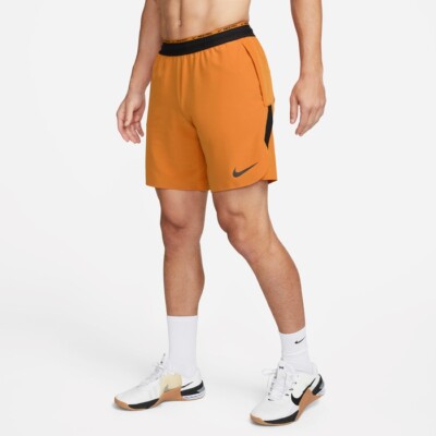 Nike Flex 8'' Shorts Rep Pro Collection Men's Training Monarch Size L DD1700-815