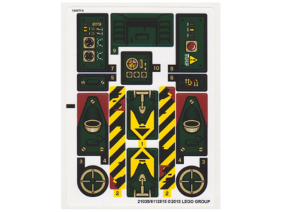 NEW LEGO - Sticker - Ninjago - Ronin R.E.X. - Set 70735 | eBay