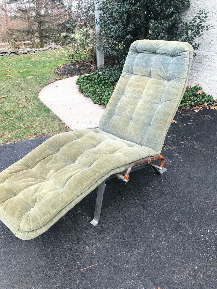 Датский модернистский шезлонг середины века в стиле Kastholm Fabricus - Изображение 3 из 4