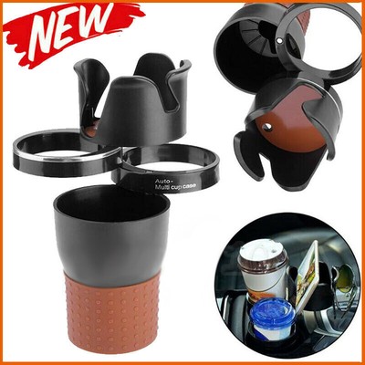 Multifunktion 4 in 1 Auto-Getränkehalter Fahrzeug Montierter Wasserbecher NEU
