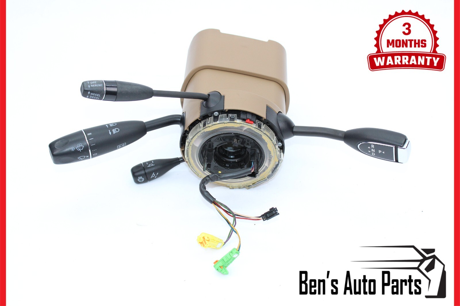 2007-2009 Mercedes W221 S500 S550 S63 Steering Column Switch with Clock Spring