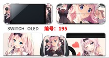Vinyl Decal Skin Sticker Protector for Nintendo Switch OLED Anime Girl 195