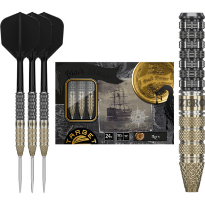 Black Marque Reyn 90% Tungsten SP Steel Tip Darts By Target Japan