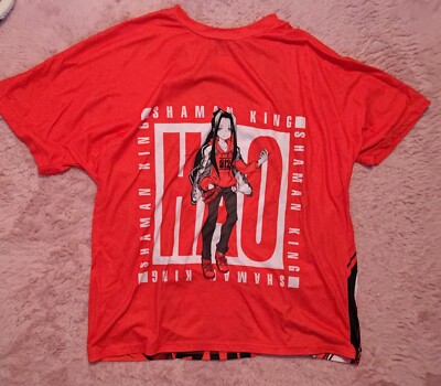 Shaman King Full Graphic T-Shirt Asakura Hao Illustration HIROYUKI TAKEI 