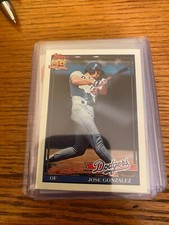 1991 Topps - Jose Gonzalez #279 (Billy Bean Batting)