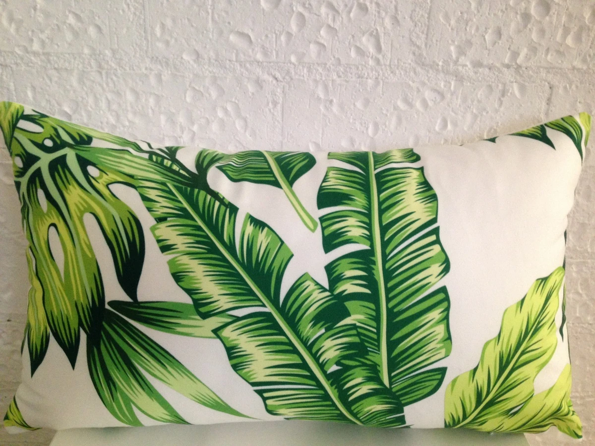 Palm leaf pillow cover cheap