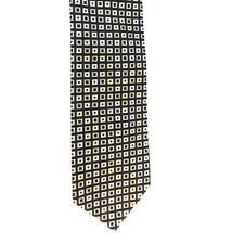 NWT NOS Sazzari Men's 100 Silk Tie   Handcrafted in Italy Geometric Foulard