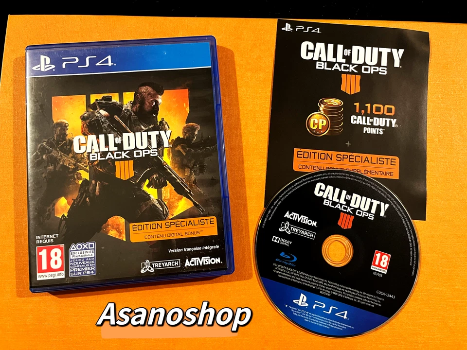 Jeu PS4  : CALL OF DUTY BLACK OPS 4
