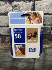 Genuine HP Inkjet Print Cartridge 58 Invent 5550 7150 7350 7550 SEALED