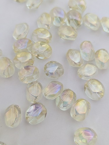 25 Glass Beads, Nugget, 12mm x 10mm, 1.2mm Holes, Choice Of Colours - Picture 7 of 10