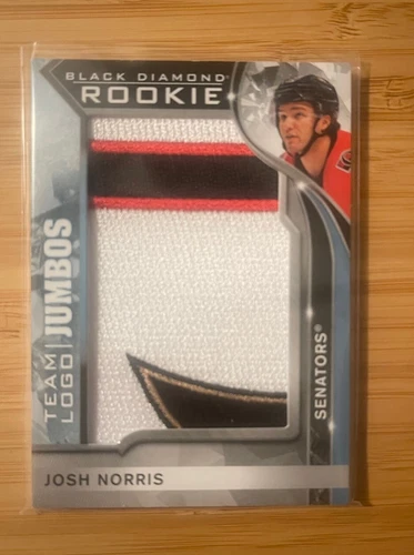 2020-21 Upper Deck Black Diamond Team Logo Jumbos Josh Norris TRL-JN  ROOKIE RC