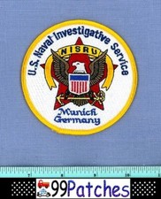 NIS NAVAL INVESTIGATIVE SERVICE GERMANY US Navy Federal Military Police Patch 8A