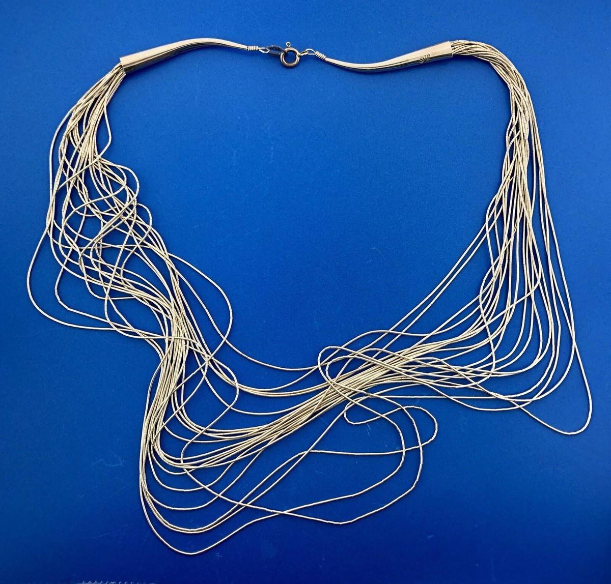 Carolyn Pollack CP Navajo 925 Sterling Silver 20 Strand